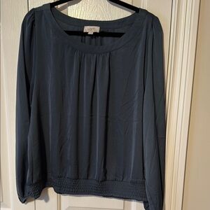 LOFT Women's Dark Blue Blouse